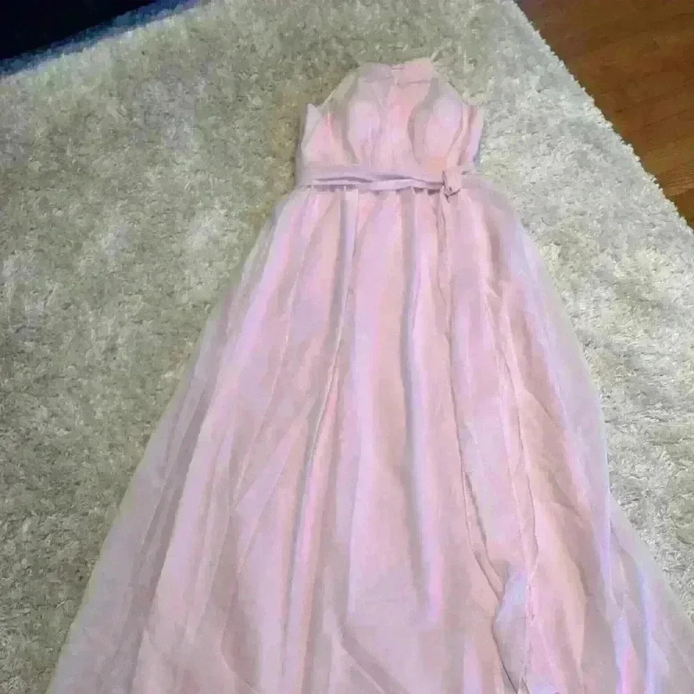 Blush pink bridesmaid dress - Picture 3 of 4
